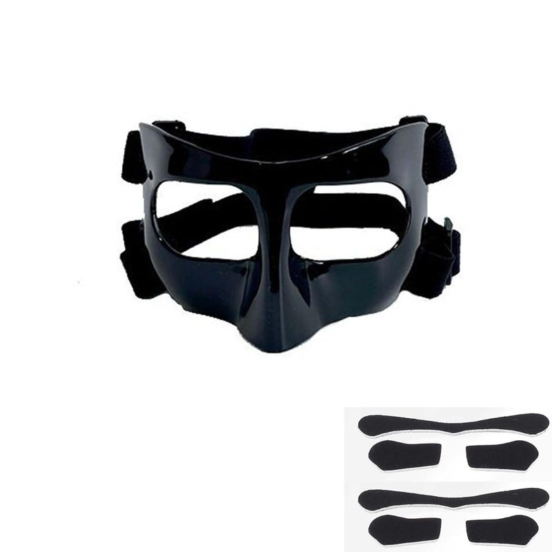 Fenduoer Nose Guard for Sports, Broken Nose, Adustable Face Mask with Foam Padding for Men and Women,Adult,Basketball,Baseball,Football,Softball Face Guard(For Kids) - Image 1